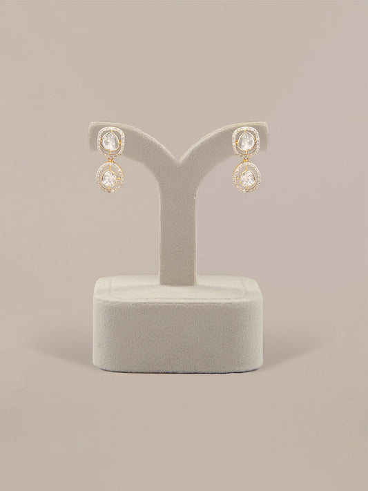 Ekaksha Diamond & Polki Ear Rings