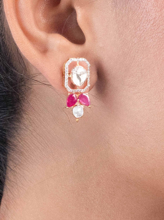 Jasleen  Diamond & Polki Ear Rings