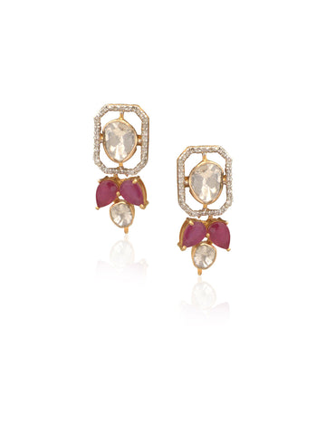 Jasleen  Diamond & Polki Ear Rings