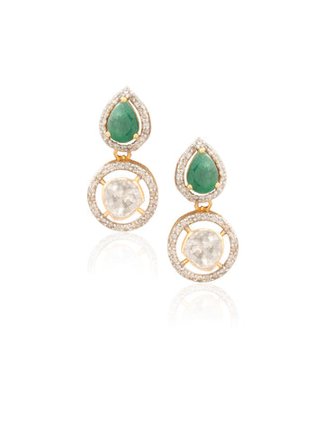 Rupika Diamond & Polki Ear Rings