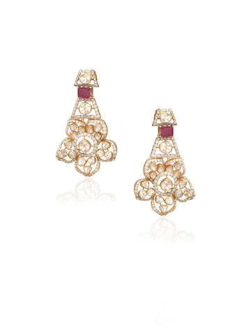 Tarunima Diamond & Polki Ear Rings
