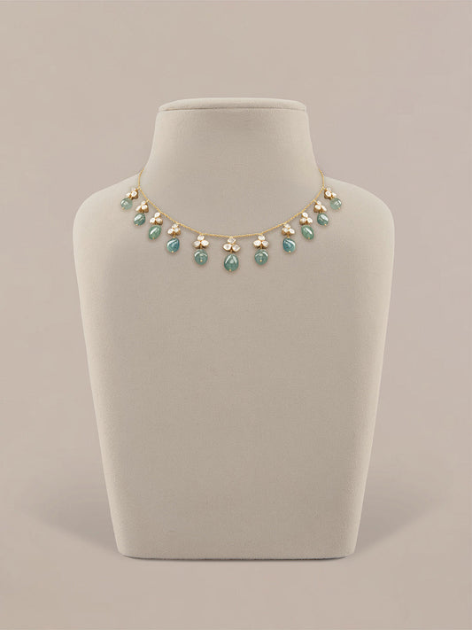 Ishvarya Polki U Necklace