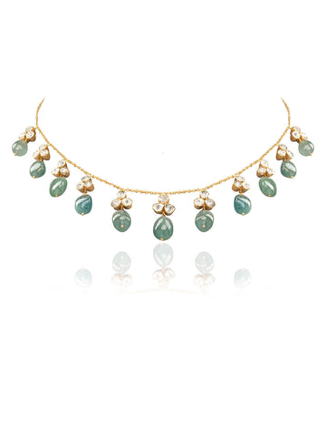 Ishvarya Polki U Necklace
