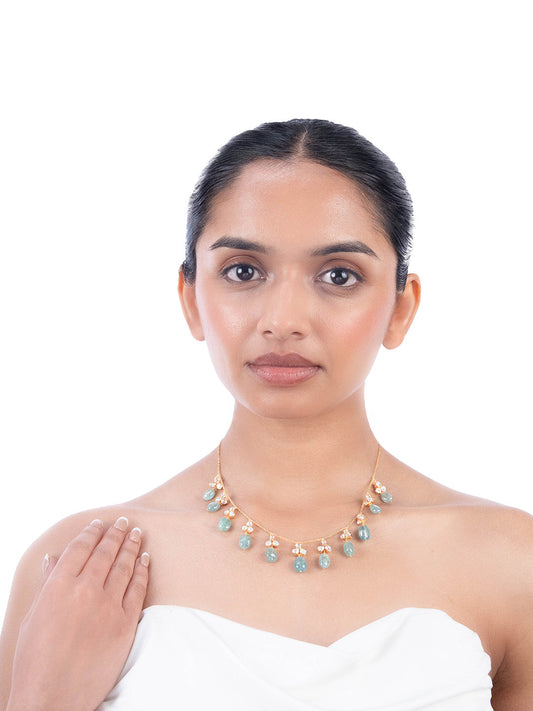 Ishvarya Polki U Necklace