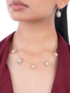 Nihantra Diamond & Polki U Necklace