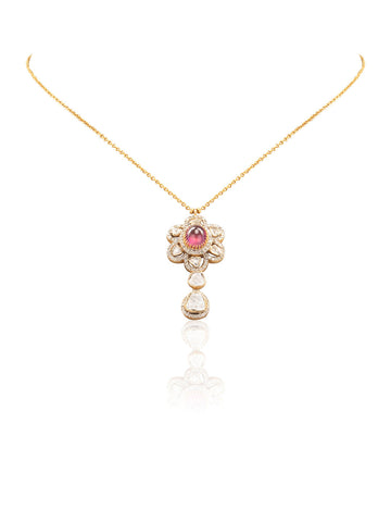 Siransha Diamond & Polki Pendant