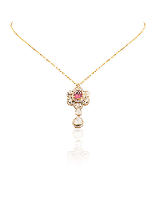 Siransha Diamond & Polki Pendant