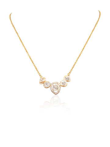 Leona Diamond & Polki Pendant