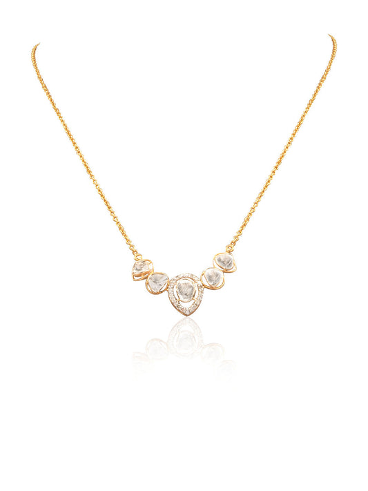 Leona Diamond & Polki Pendant