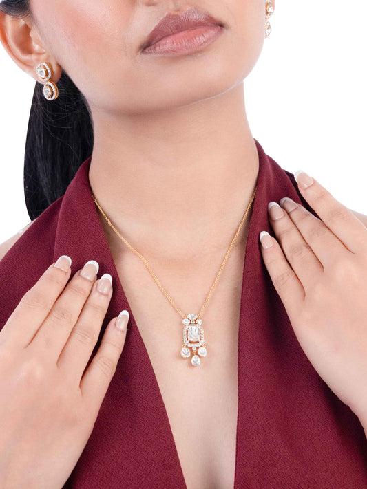 Vera Diamond & Polki Pendant