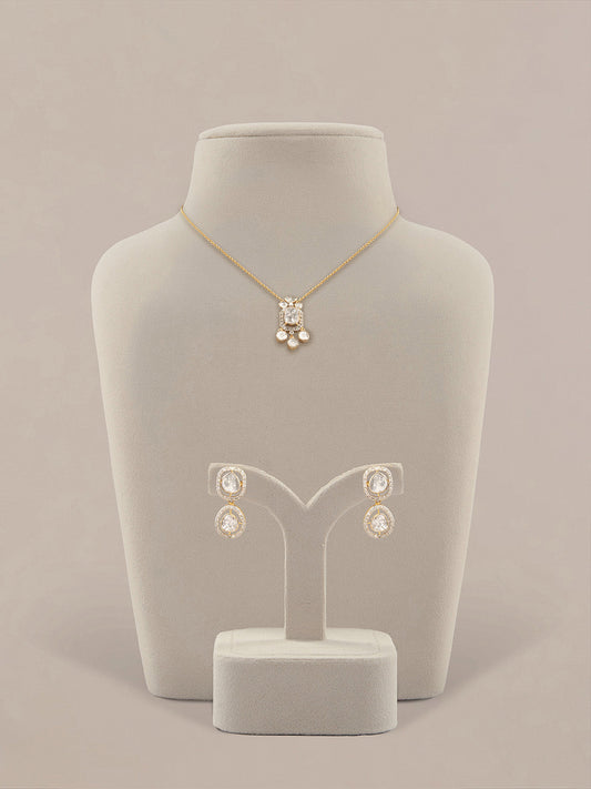 Vera & Ekaksha Diamond & Polki Pendant Set