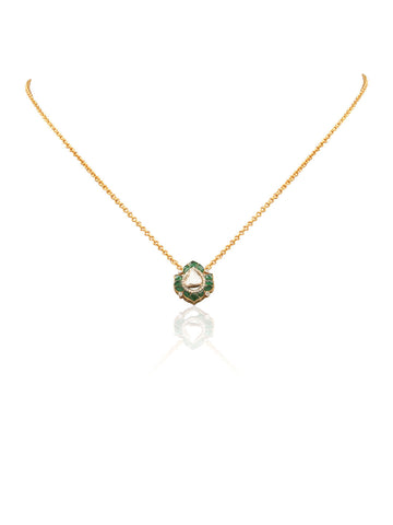 Briana Diamond & Polki Pendant