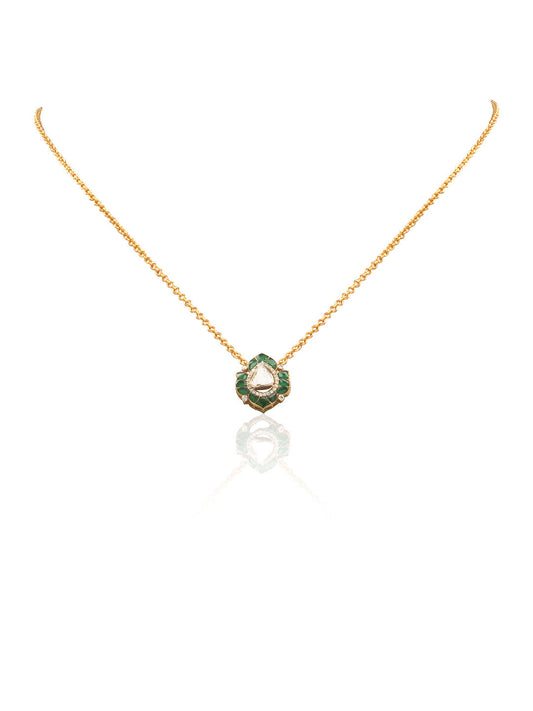 Briana Diamond & Polki Pendant