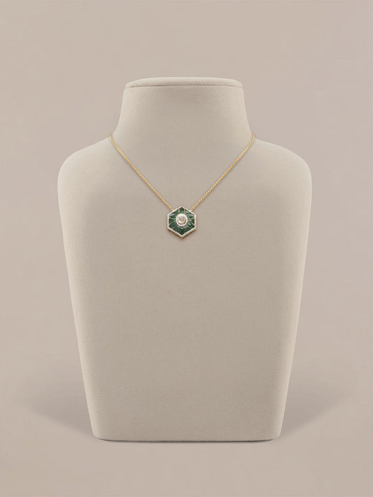Sihanvi  Diamond & Polki Pendant