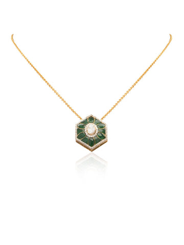Sihanvi  Diamond & Polki Pendant