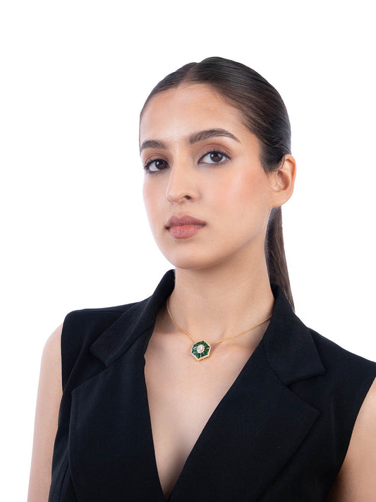 Sihanvi  Diamond & Polki Pendant