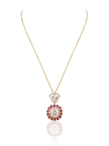 Irshika Diamond & Polki Pendant
