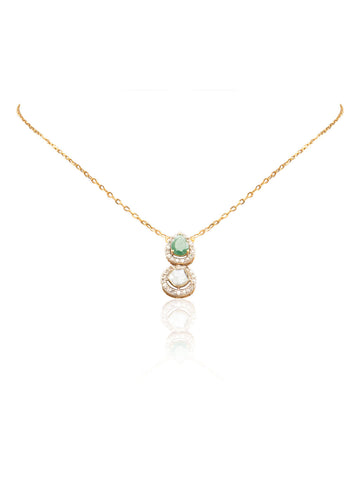 Kerani  Diamond & Polki Pendant