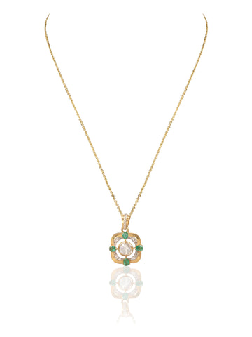 Kathika Diamond & Polki Pendant
