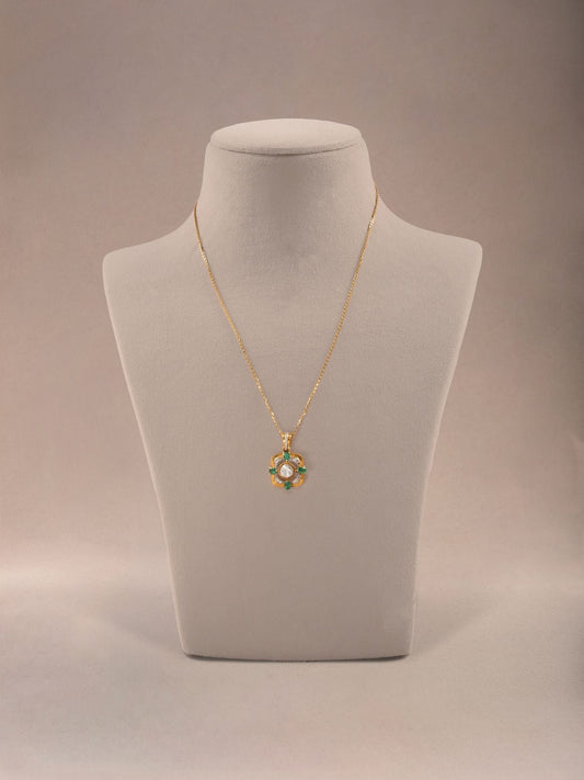 Kathika Diamond & Polki Pendant