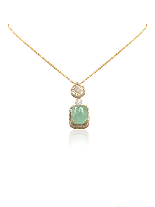 Dhiyara Diamond & Polki Pendant