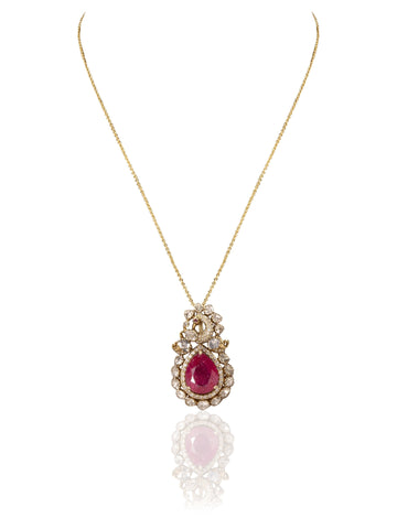 Sansa Diamond & Polki Pendant