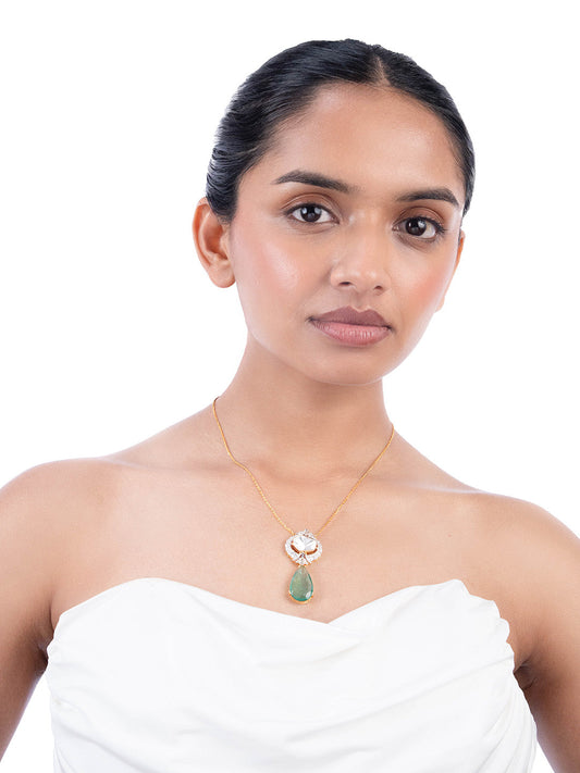 Liyana Diamond & Polki Pendant