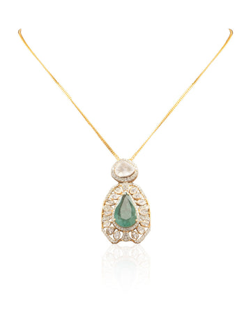 Kamya Diamond & Polki Pendant