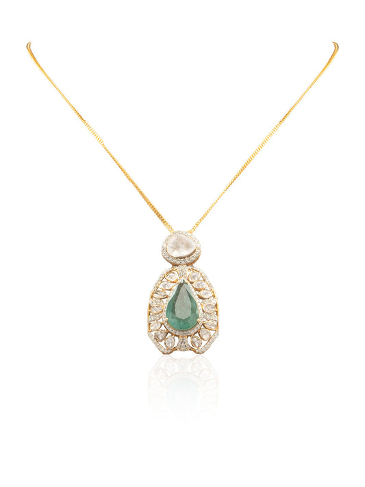 Kamya Diamond & Polki Pendant