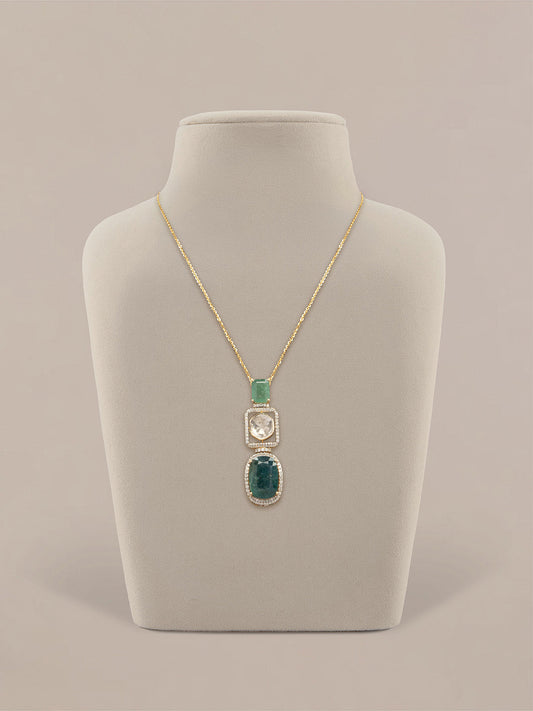 Sarina Diamond & Polki Pendant