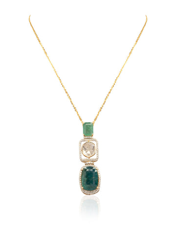 Sarina Diamond & Polki Pendant