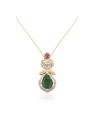 Lavitha Diamond & Polki Pendant