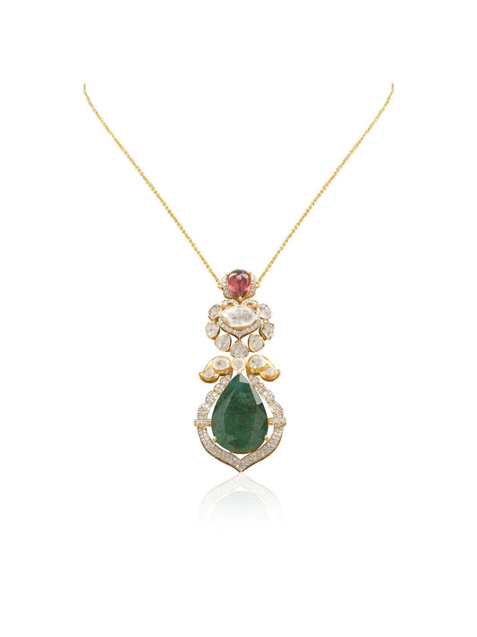 Lavitha Diamond & Polki Pendant