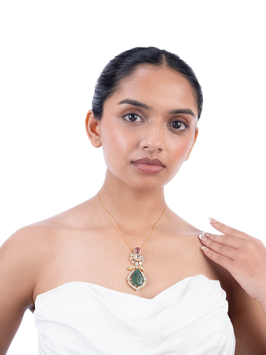 Lavitha Diamond & Polki Pendant