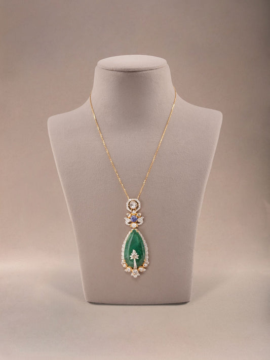 Ardita Diamond & Polki Pendant