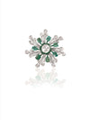 Selene Diamond & Polki Brooch