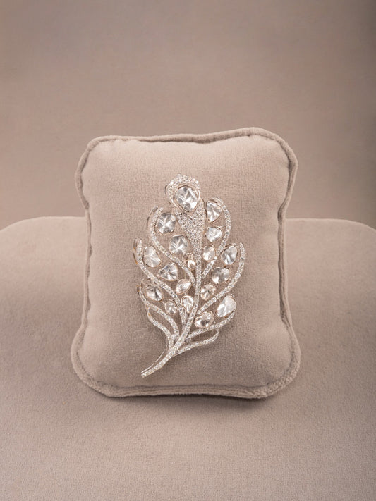 Sirene Diamond & Polki Brooch