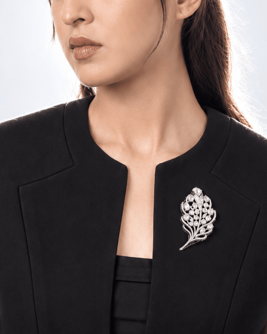 Sirene Diamond & Polki Brooch