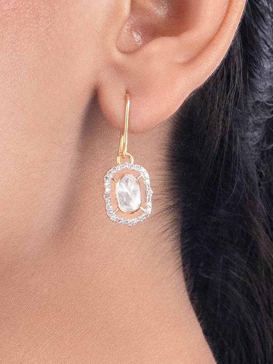 Kriyanshi  Diamond & Polki Ear Rings