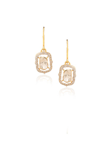 Kriyanshi  Diamond & Polki Ear Rings