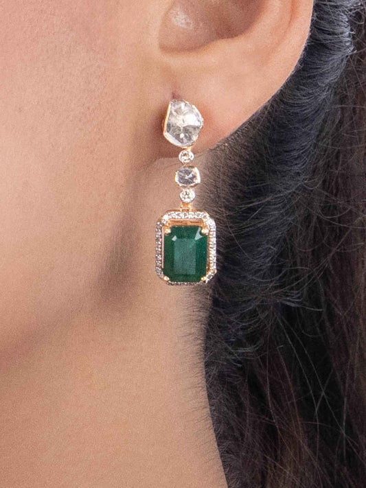 Madhura Diamond & Polki Ear Rings