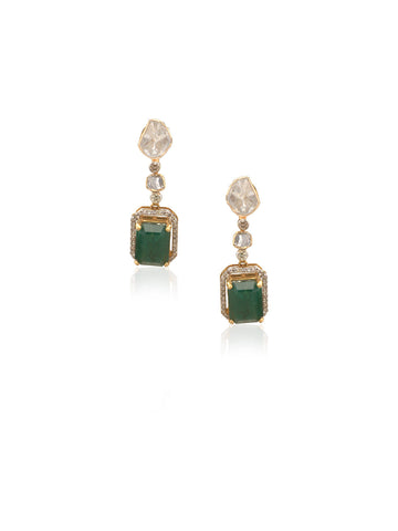 Madhura Diamond & Polki Ear Rings