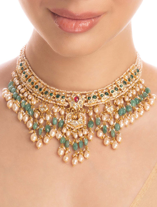 Sila Polki U Necklace
