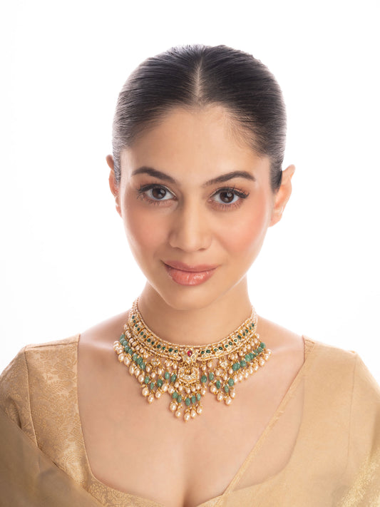 Sila Polki U Necklace