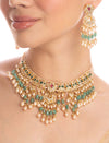 Sila & Della Polki U Necklace Set