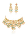 Sila & Della Polki U Necklace Set