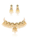 Leyla & Ezra Polki U Necklace Set