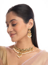 Leyla & Ezra Polki U Necklace Set
