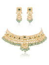 Kaya & Takshvi Polki U Necklace Set