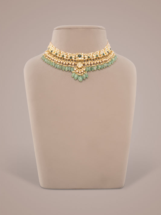 Kaya Polki U Necklace
